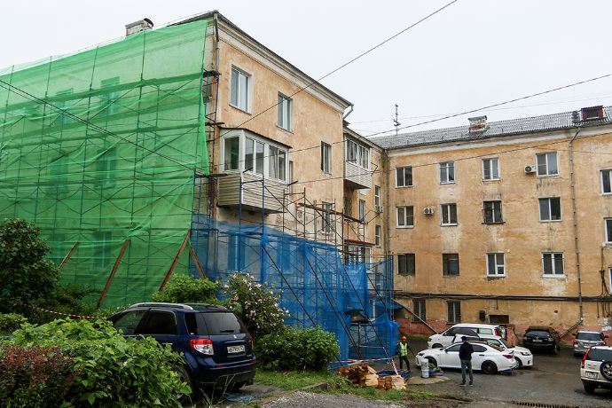 На гостевом маршруте обновляют фасады
