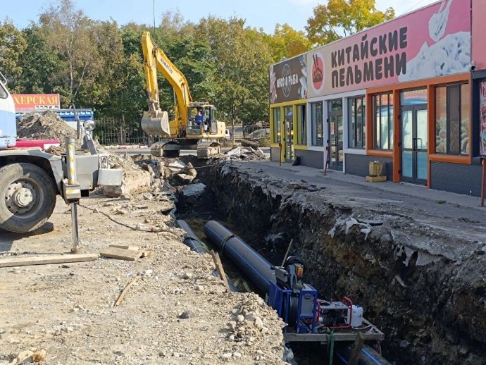 Напорный коллектор в Находке готов на 85 процентов